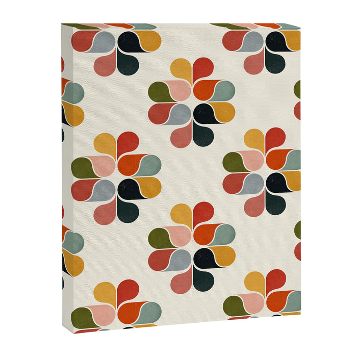 Retro geometry pattern Canvas Print Gallery Image 1