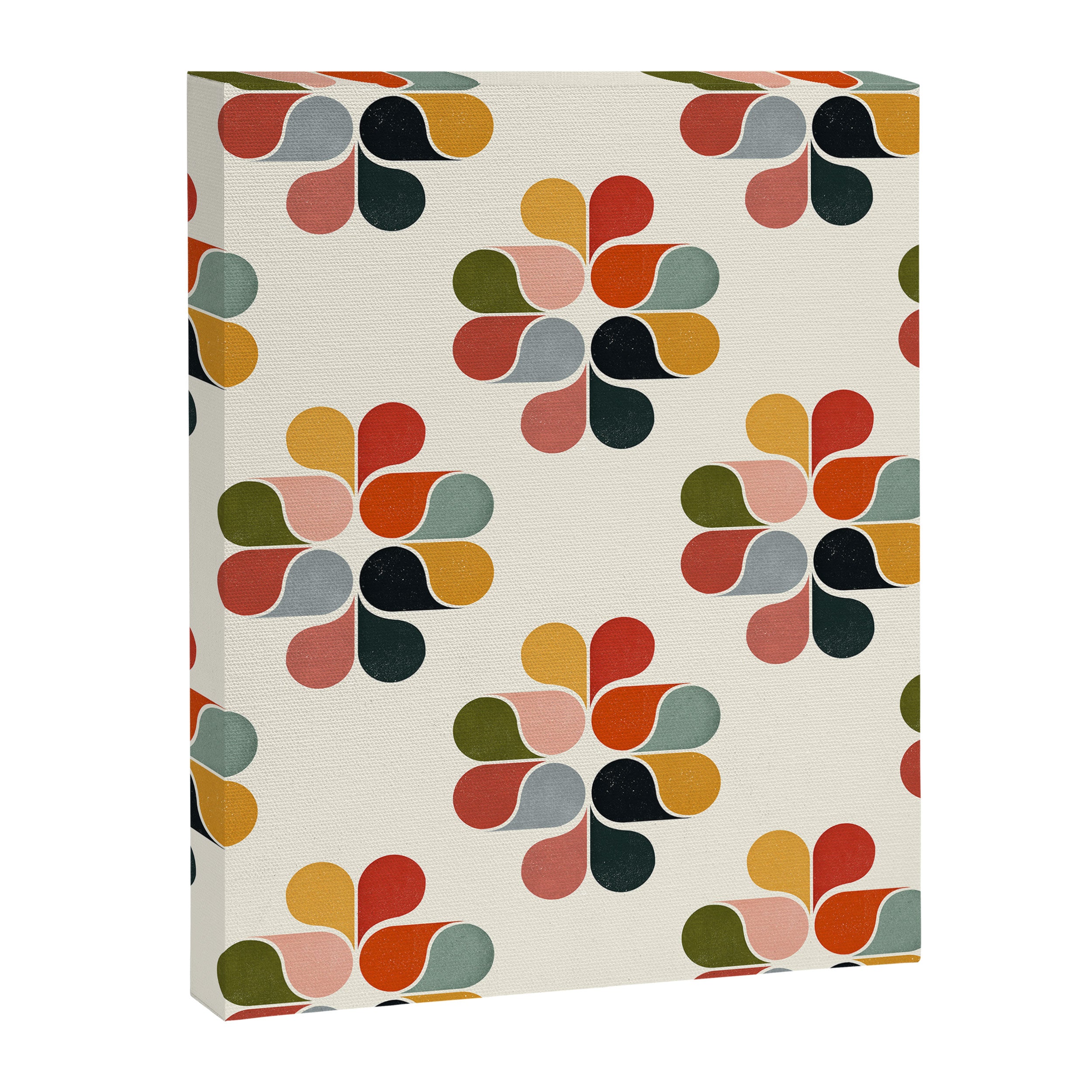 Retro geometry pattern Canvas Print Gallery Image 8