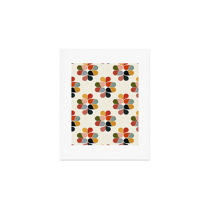 Retro geometry pattern Art Print Gallery Image 1