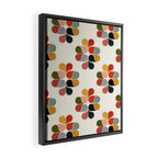 Retro geometry pattern Framed Canvas Print Gallery Image 2