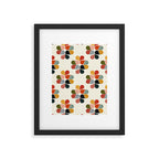 Retro geometry pattern Framed Art Print Gallery Image 6