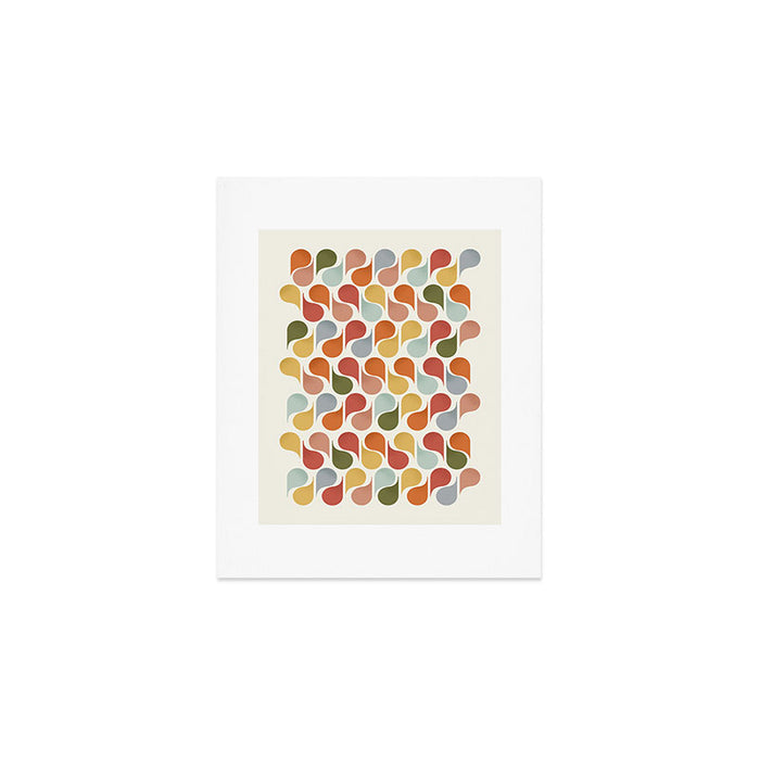 retro pattern no4 Art Print Gallery Image 1