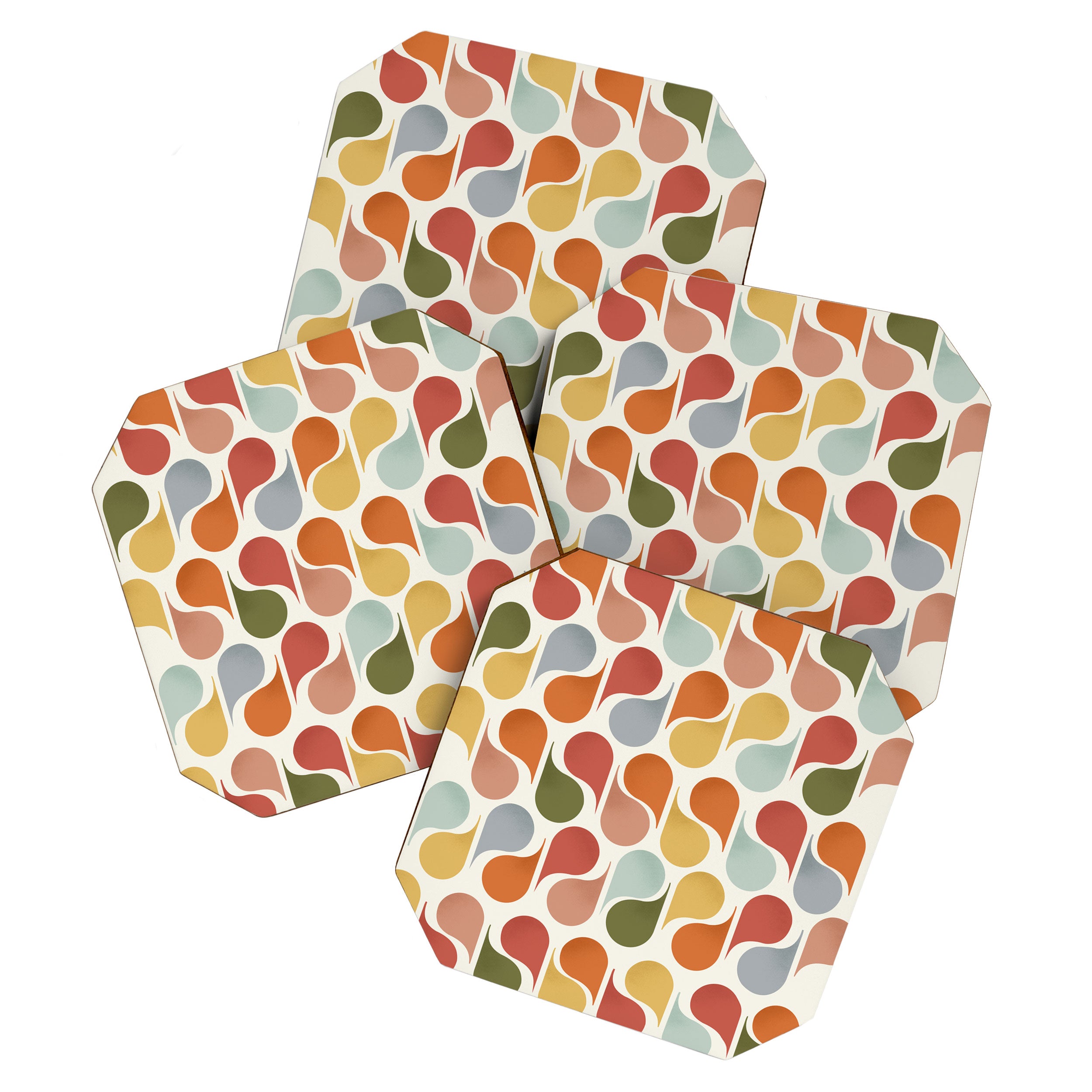 retro pattern no4 Coaster Gallery Image 1