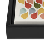 retro pattern no4 Framed Canvas Print Gallery Image 3
