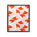 Santa Hat pattern Framed Canvas Print Gallery Image 8