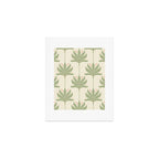 Shaker Palm Motif in Sage and Linen Art Print Gallery Image 1