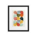 Shapes of color - abstract Framed Art Print Gallery Image 6