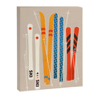 Ski Illustration Canvas Print Gallery Image 8