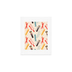 Ski time pattern Art Print Gallery Image 1
