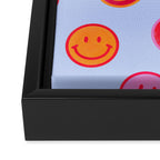 Smiling faces pattern no2 Framed Canvas Print Gallery Image 3