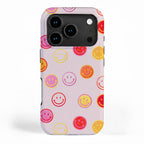 Smiling Faces Pattern iPhone Case Gallery Image 1