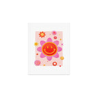 Smiling Flower Faces  Art Print Gallery Image 1