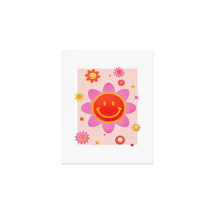 Smiling Flower Faces  Art Print Gallery Image 1