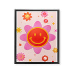 Smiling Flower Faces  Framed Canvas Print Gallery Image 8