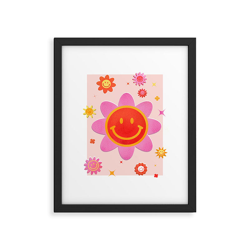 Smiling Flower Faces  Framed Art Print Gallery Image 6