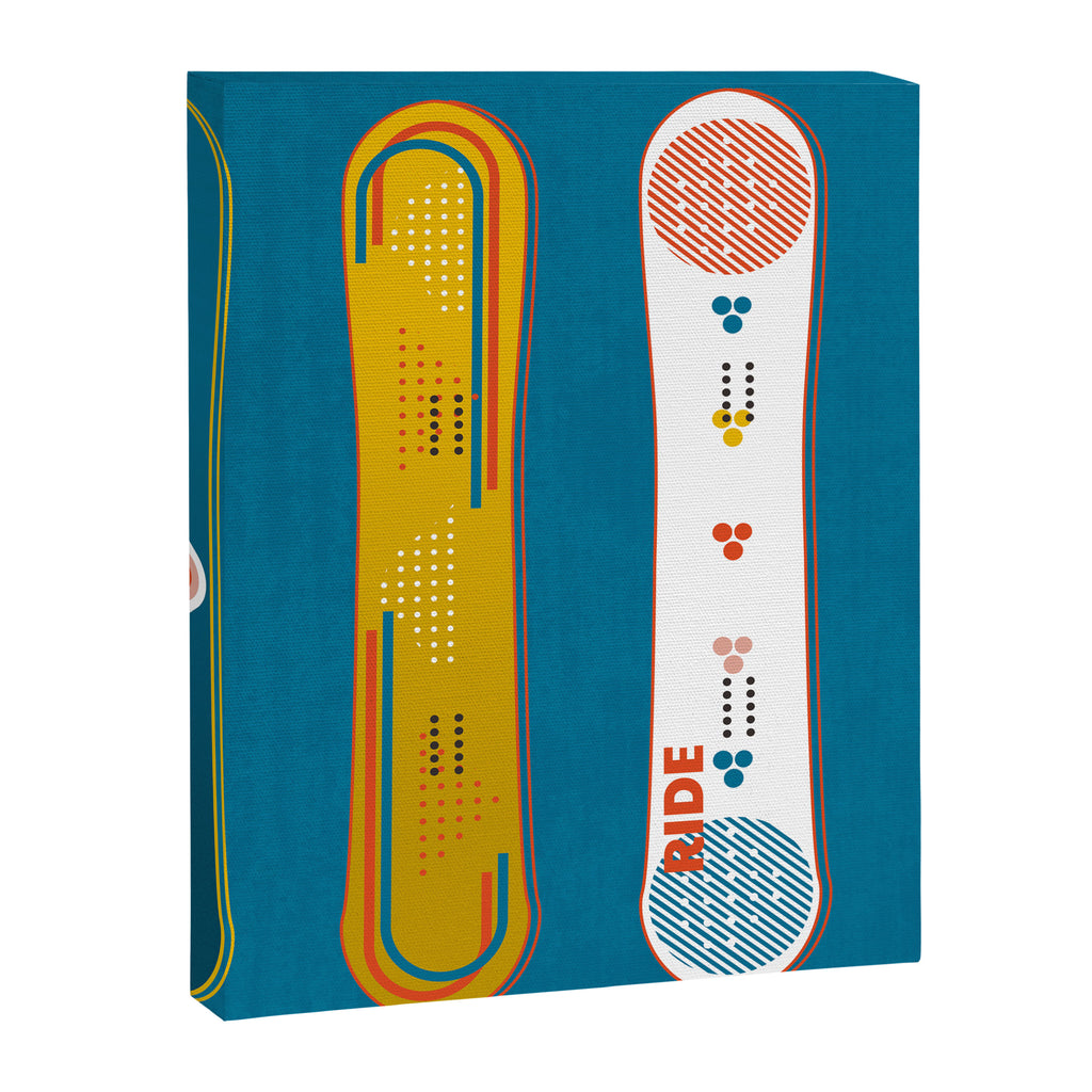 SNOWBOARD DESIGN Canvas Print Gallery Image 8