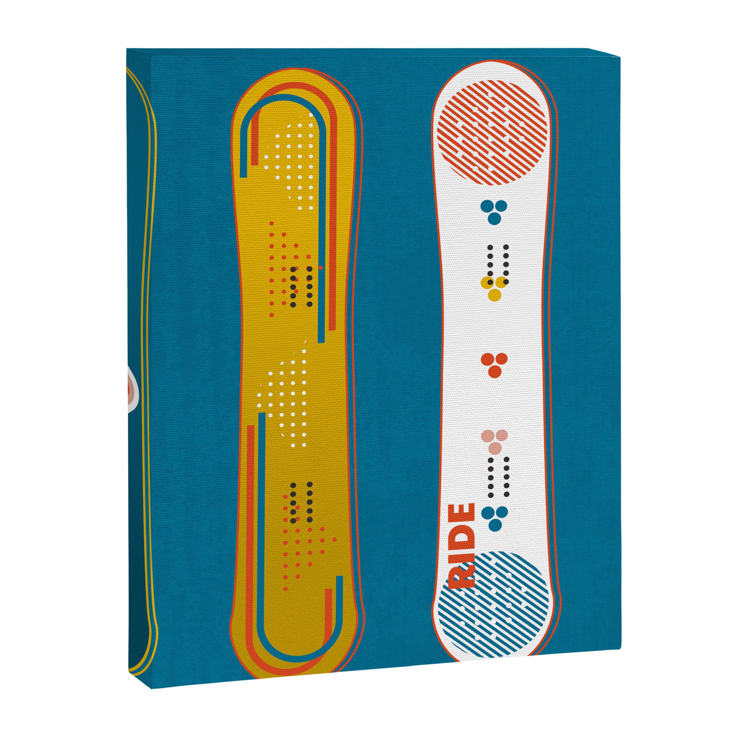 SNOWBOARD DESIGN Canvas Print Gallery Image 8