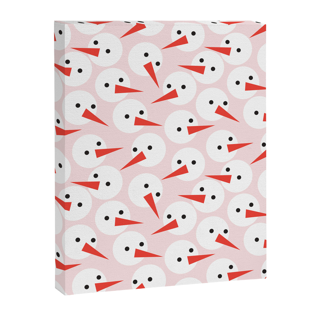 Snowman pattern Canvas Print Gallery Image 8