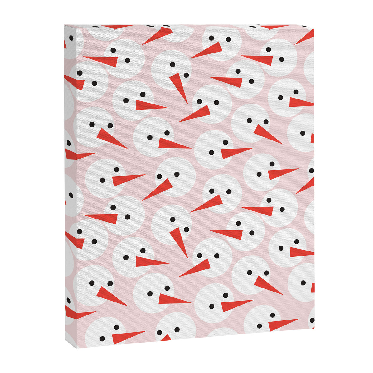 Snowman pattern Canvas Print Gallery Image 8