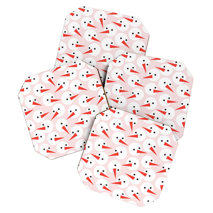 Snowman pattern Coaster Gallery Image 1