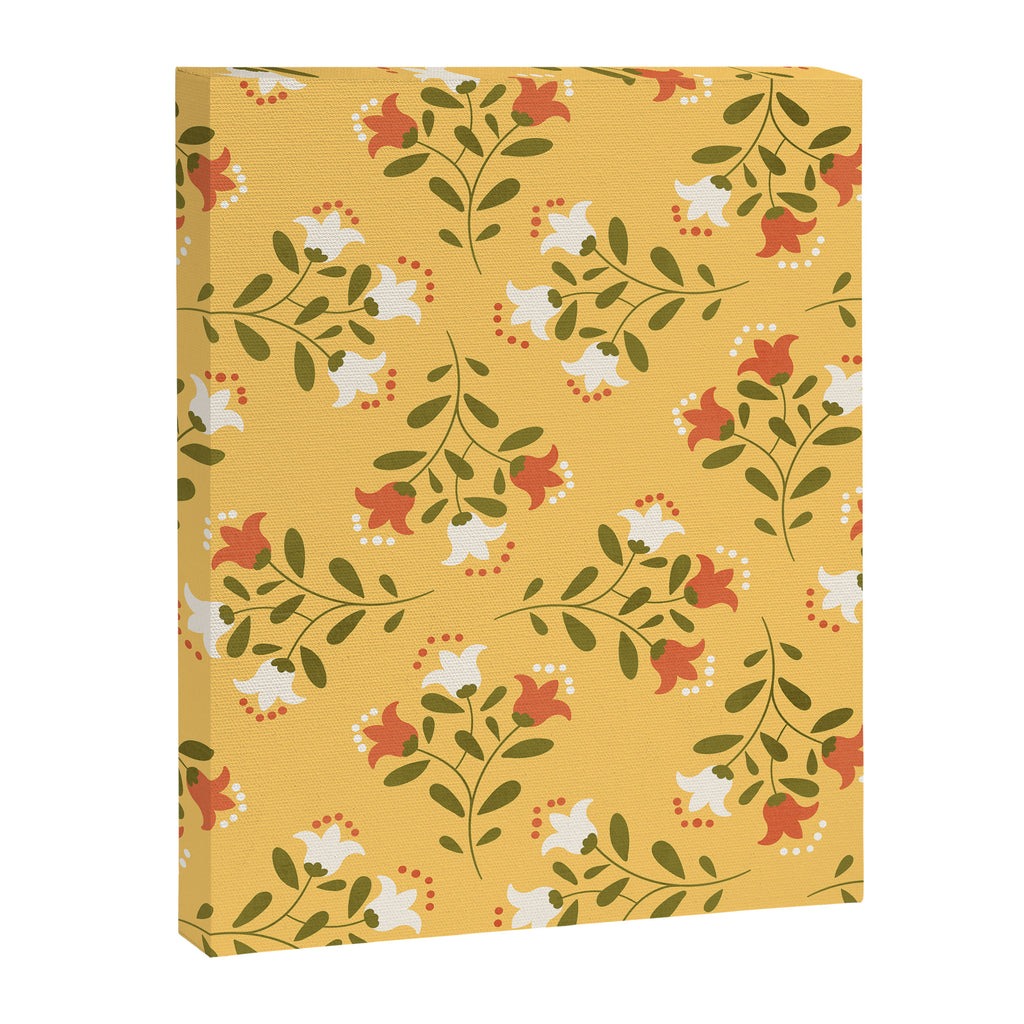 Spring Sunny Floral Pattern Canvas Print Gallery Image 8