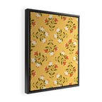 Spring Sunny Floral Pattern Framed Canvas Print Gallery Image 2
