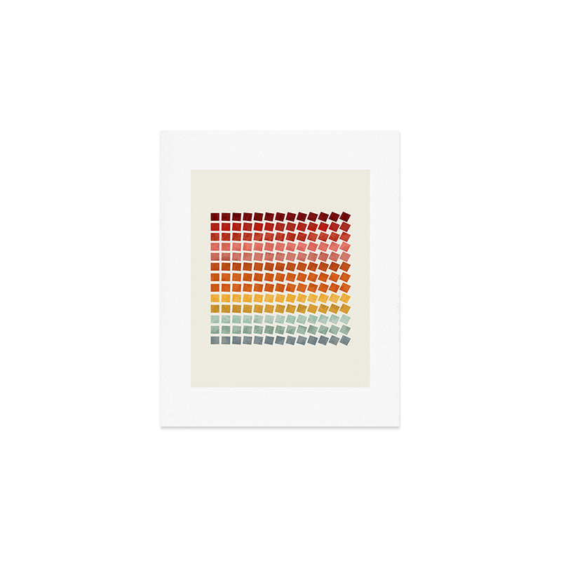 Squares rotation Art Print Gallery Image 1
