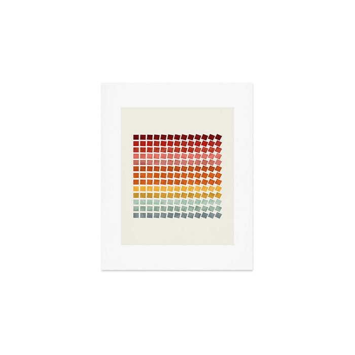 Squares rotation Art Print Gallery Image 1