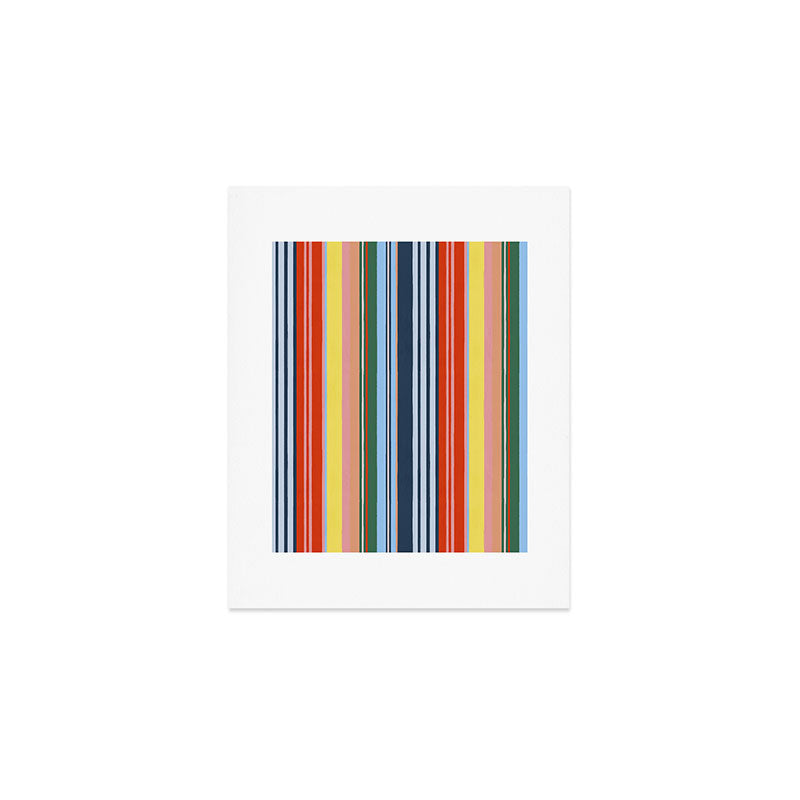 Summer Stripes Art Print Gallery Image 1