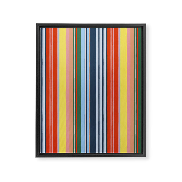 Summer Stripes Framed Canvas Print Gallery Image 1