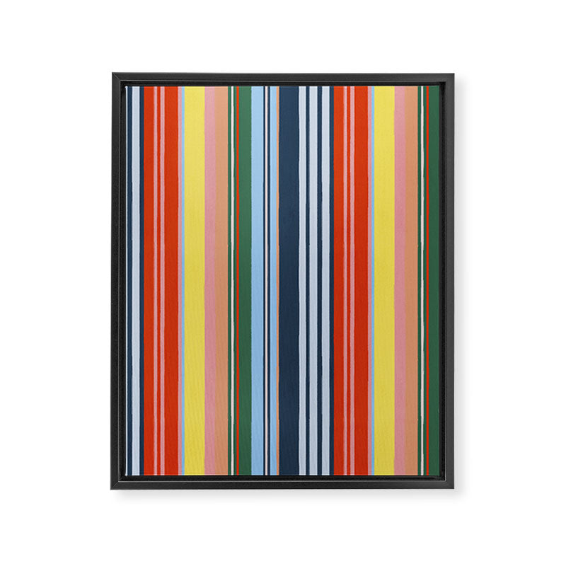 Summer Stripes Framed Canvas Print Gallery Image 6