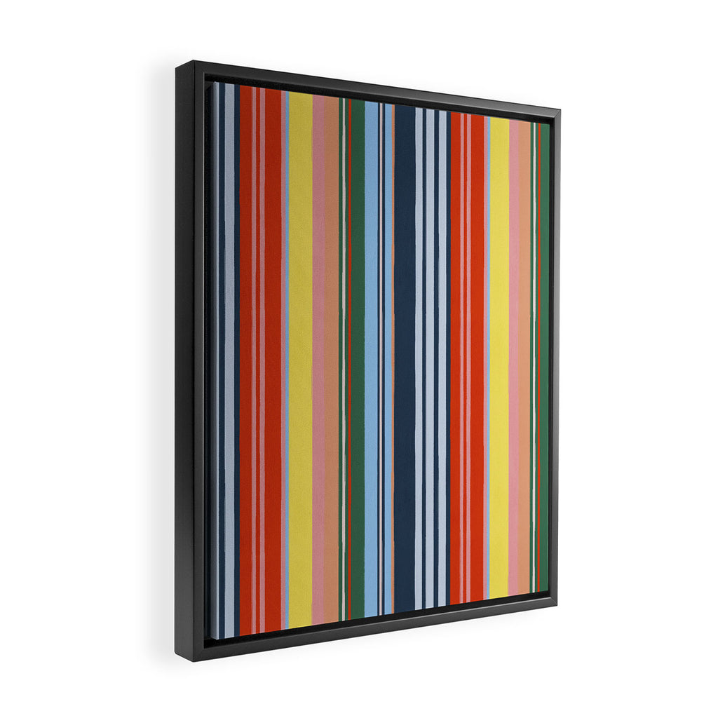 Summer Stripes Framed Canvas Print Gallery Image 2