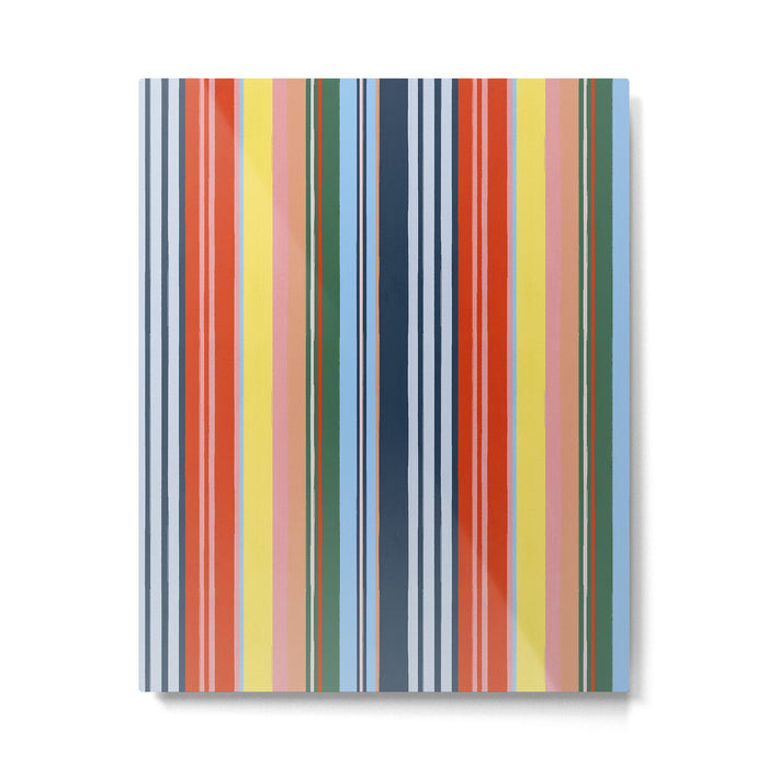 Summer Stripes Metal Print Gallery Image 1