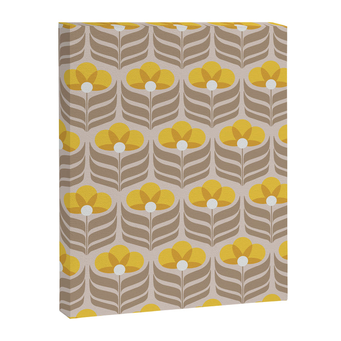 Sunny retro pattern no6 Canvas Print Gallery Image 1