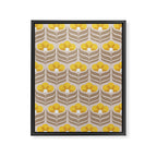 Sunny retro pattern no6 Framed Canvas Print Gallery Image 8