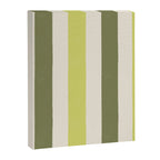 Textured Striped Pattern in Olive and Yellow Canvas Print Gallery Image 8