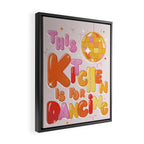 This Kitchen Is For Dancing Framed Canvas Print Gallery Image 2