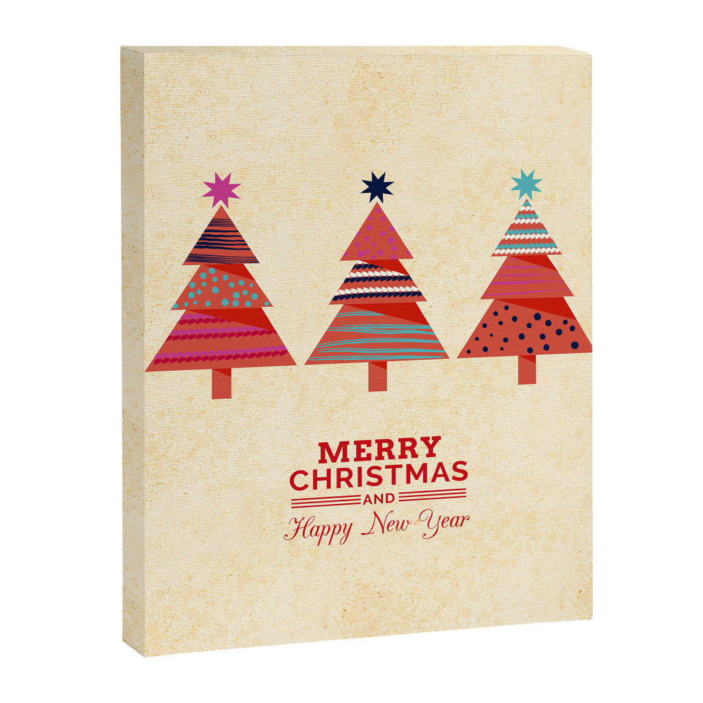 Three Christmas Trees Canvas Print Gallery Image 8