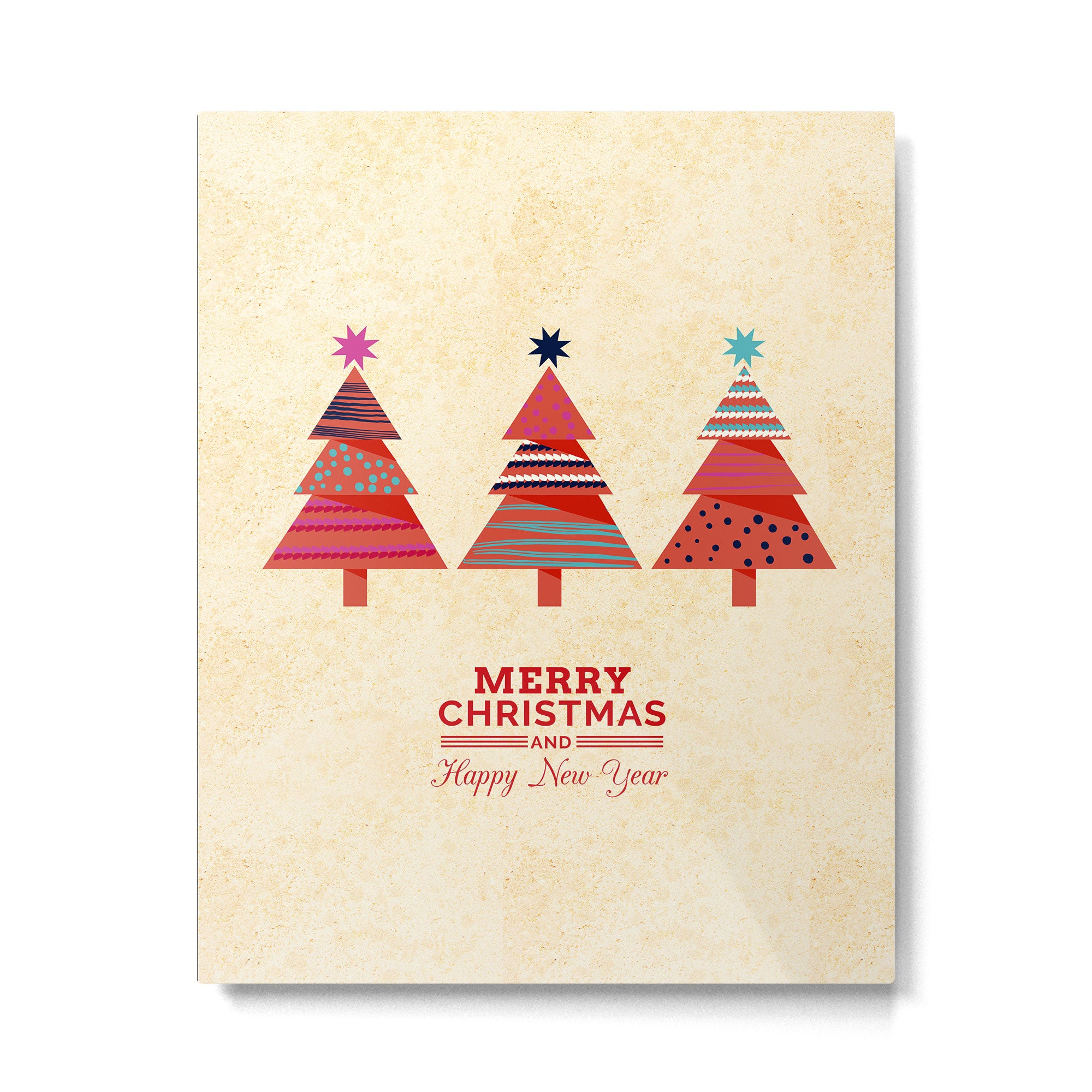 Three Christmas Trees Metal Print Gallery Image 6