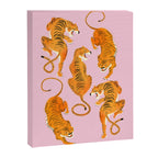 Three fierce tigers Canvas Print Gallery Image 8