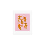 Three fierce tigers Art Print Gallery Image 1