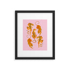 Three fierce tigers Framed Art Print Gallery Image 4