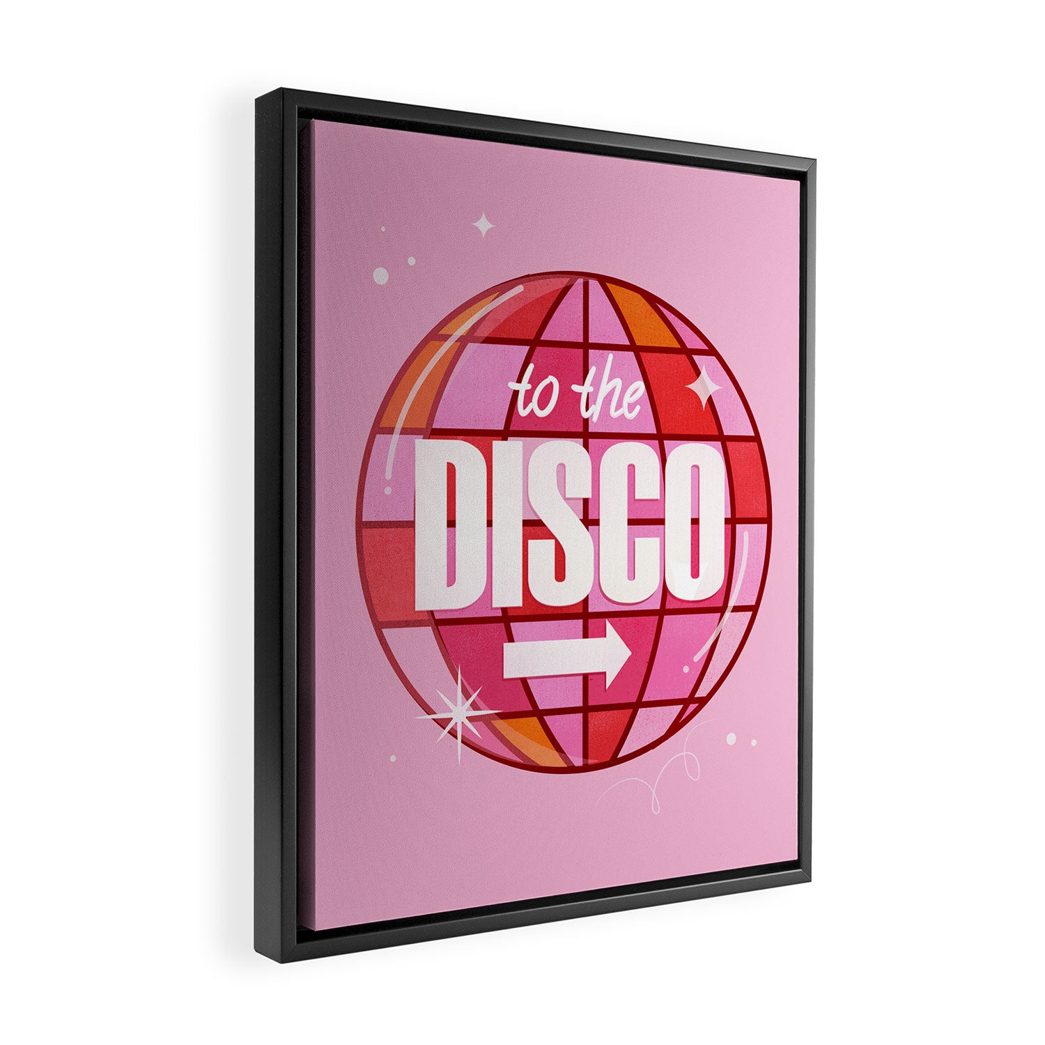 To The Disco Framed Canvas Print Gallery Image 2