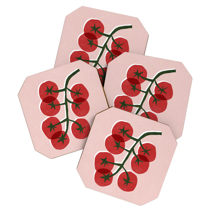 Tomatoes On A Branch Coaster Gallery Image 1
