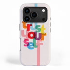 Trust Yourself Typography iPhone Case Gallery Image 1
