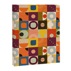 Vibrant Geometric Squares and Circles Pattern - Modern Craft Canvas Print Gallery Image 8