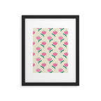 Vintage Pink Fabric Tulips  Framed Art Print Gallery Image 6