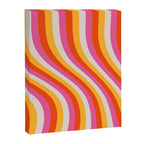 Wavy Retro Stripes Canvas Print Gallery Image 8