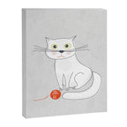 White Cat Canvas Print Gallery Image 8