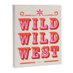 Wild Wild West Cowboy Typography Canvas Print Gallery Image 8